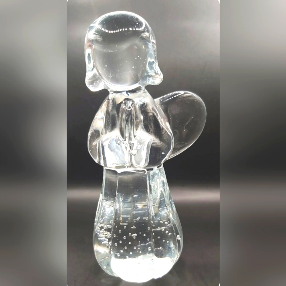 Handblown glass angle